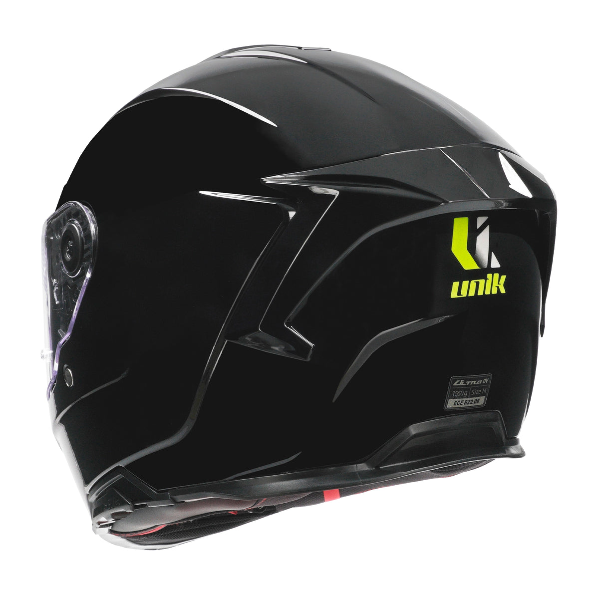 Casco Unik Ultra DV Solid - Negro Brillo