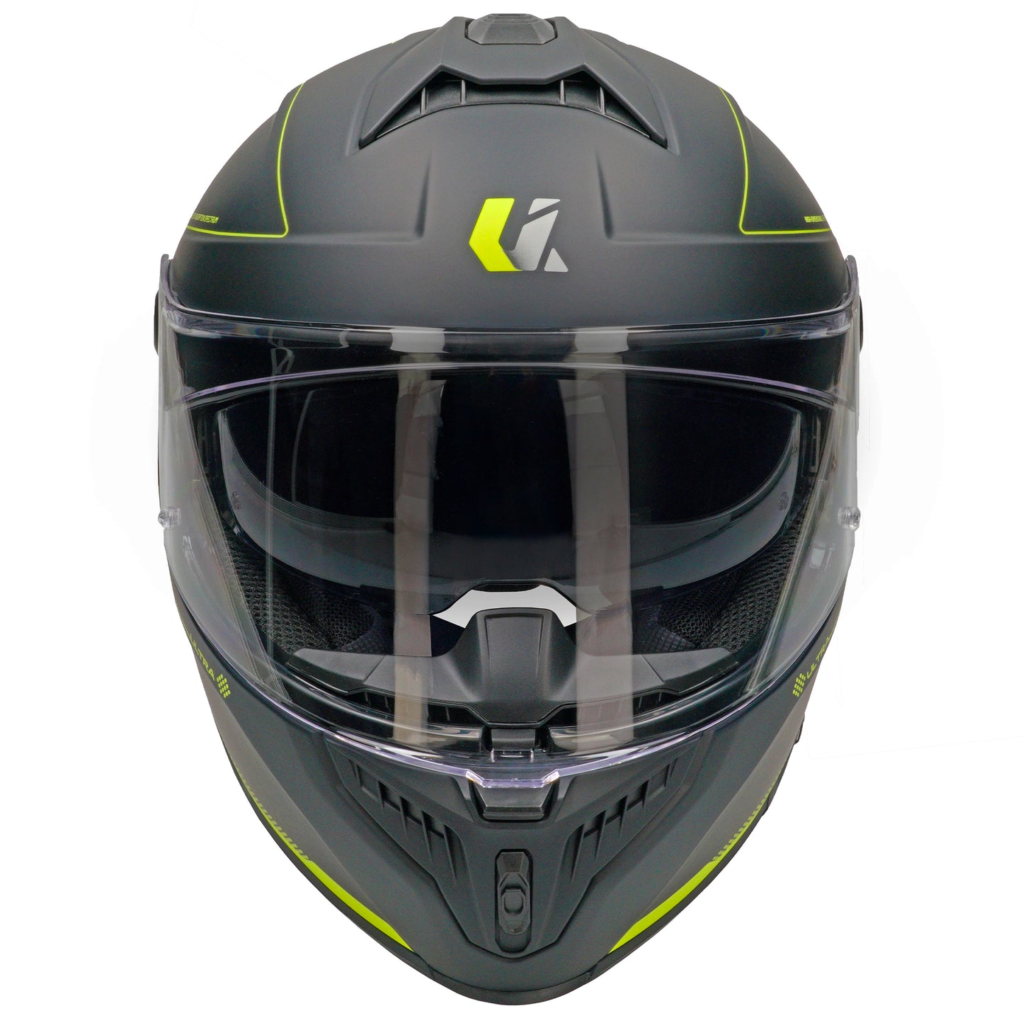 Casco Unik Ultra DV Microdot - Negro/Amarillo
