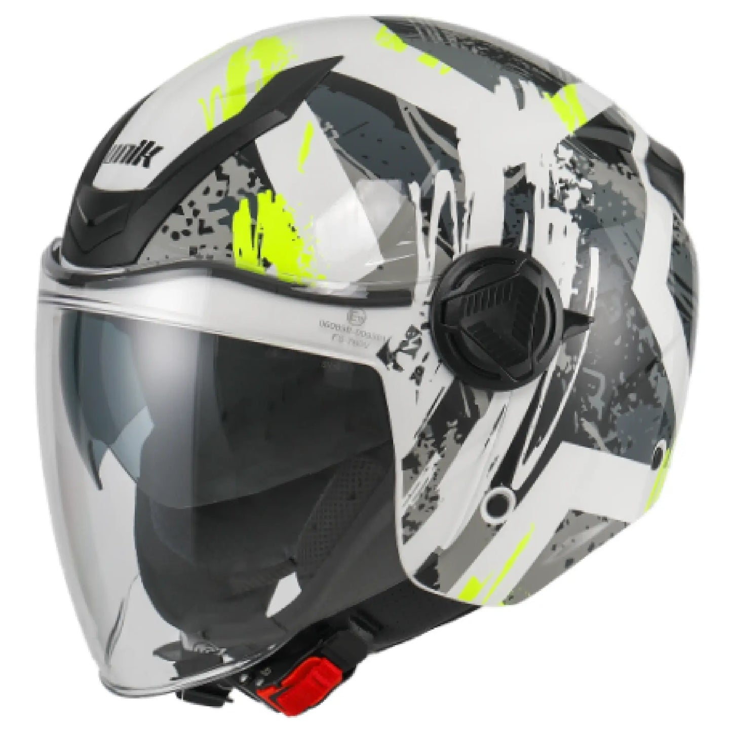 Casco Unik Venus DV - Blanco/Amarillo