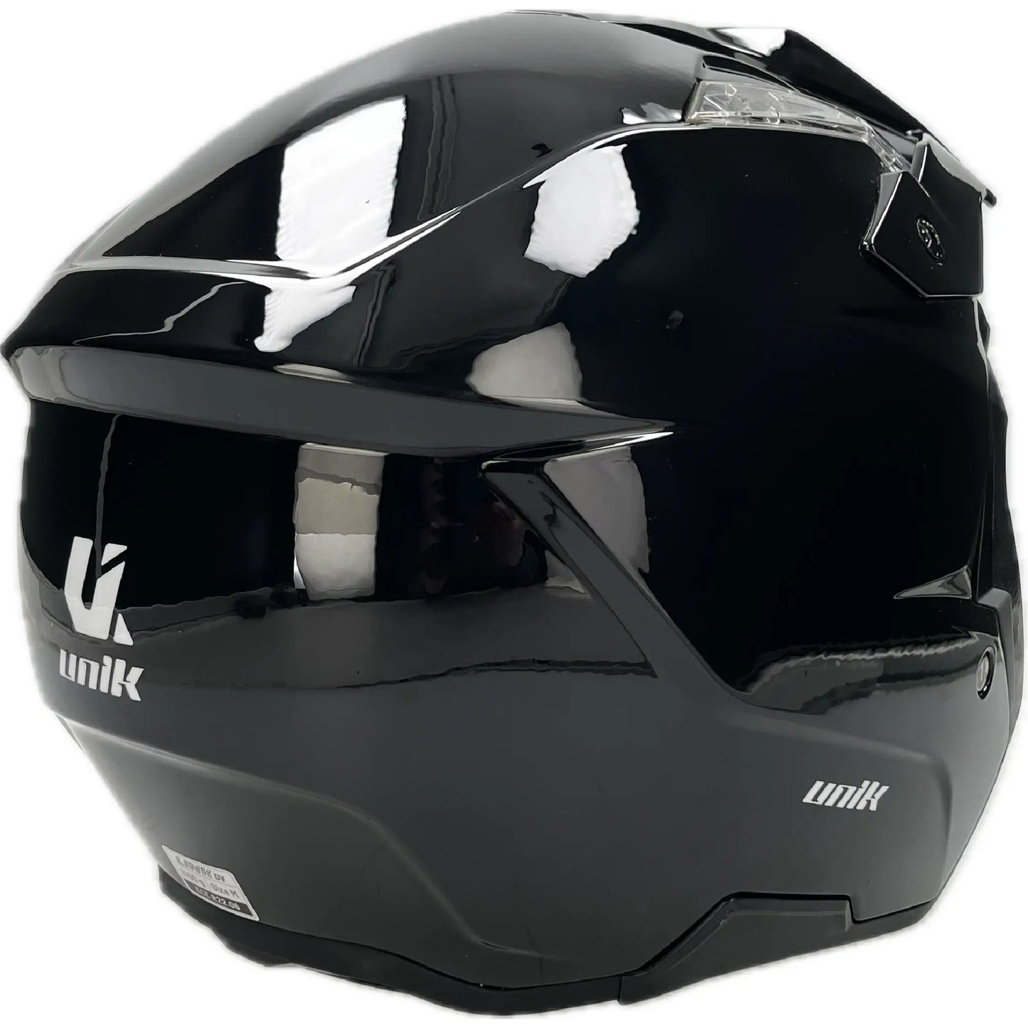 Casco Unik Link DV Solid - Negro Brillo