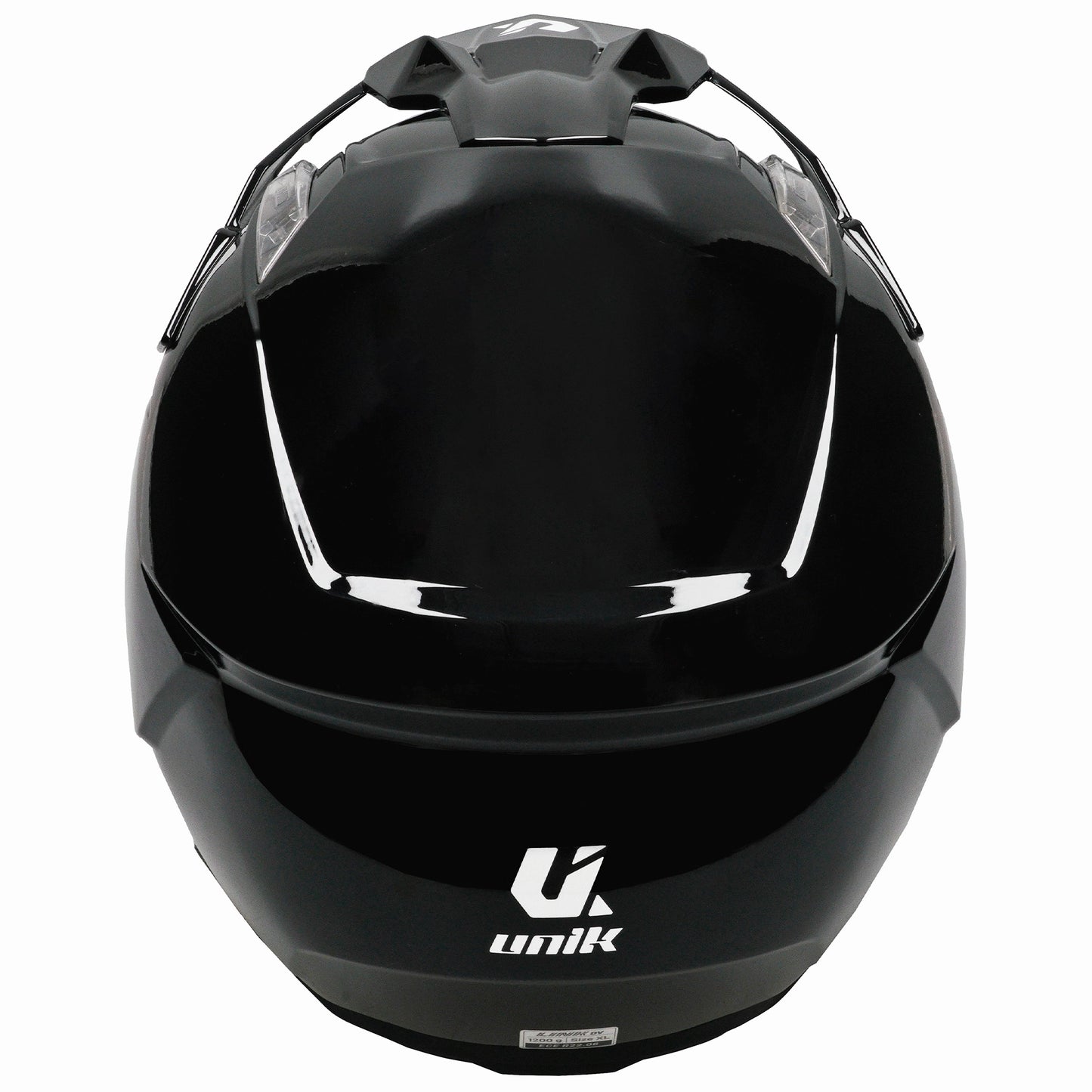 Unik Link DV Solid Helmet - Gloss Black