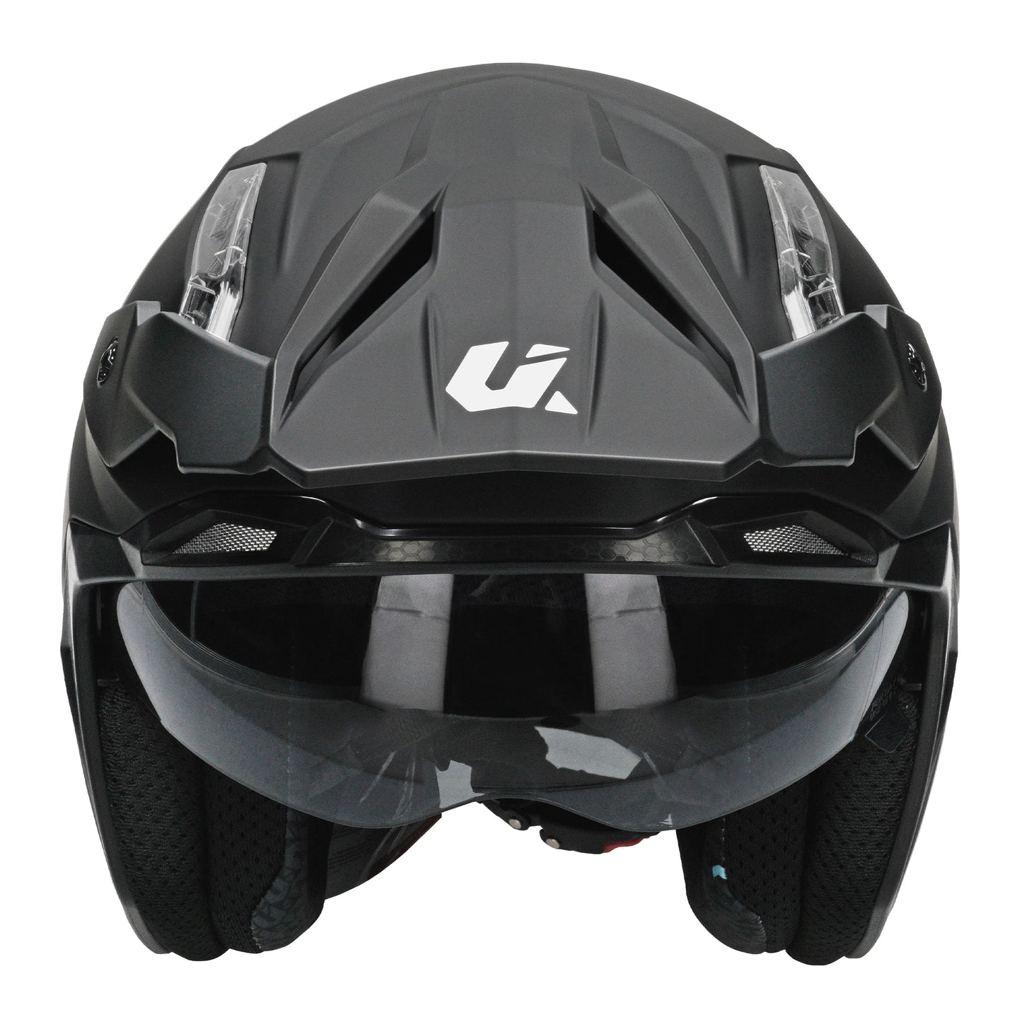 Unik Link DV Solid Helmet - Matte Black