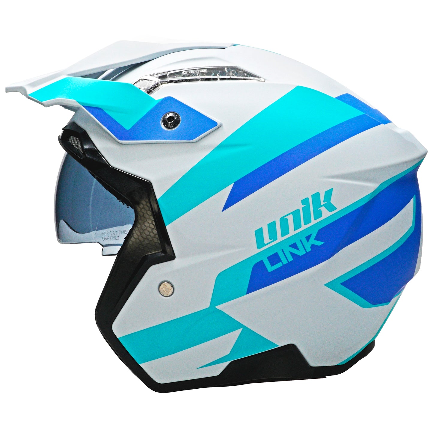 Unik Link DV Blueza Helmet - Grey/Blue