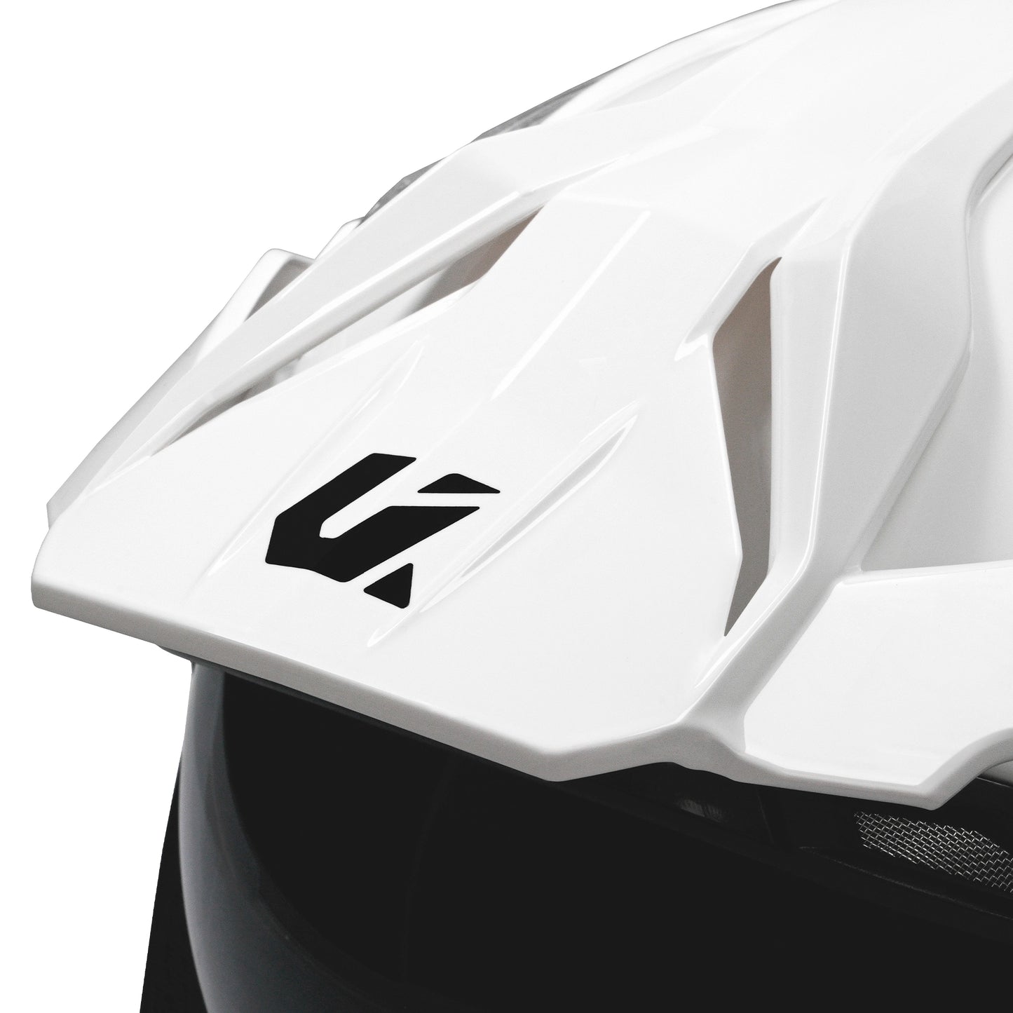 Unik Link DV Solid Helmet - Gloss White