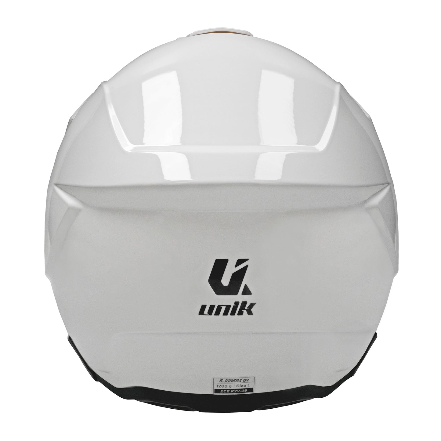 Unik Link DV Solid Helmet - Gloss White
