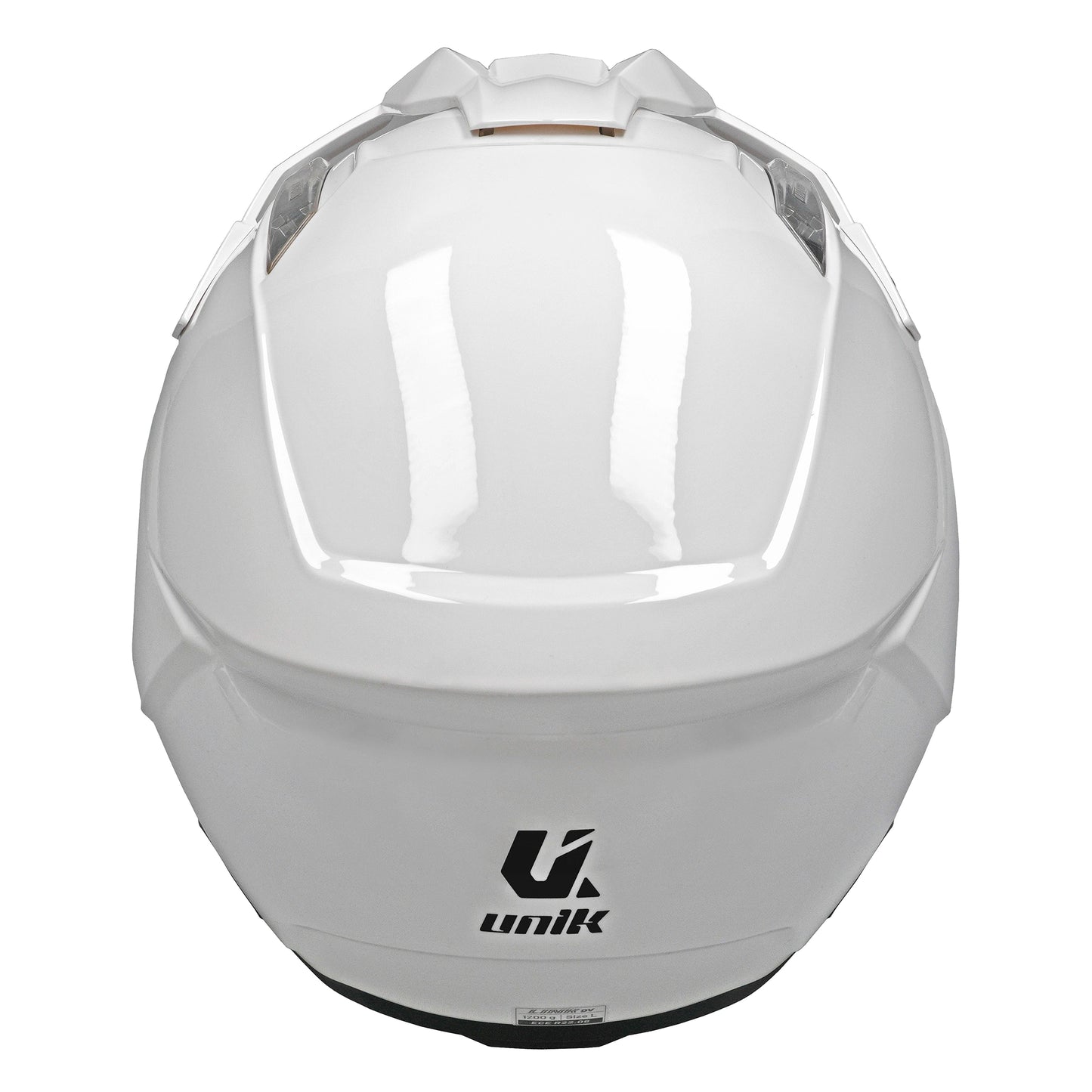 Unik Link DV Solid Helmet - Gloss White