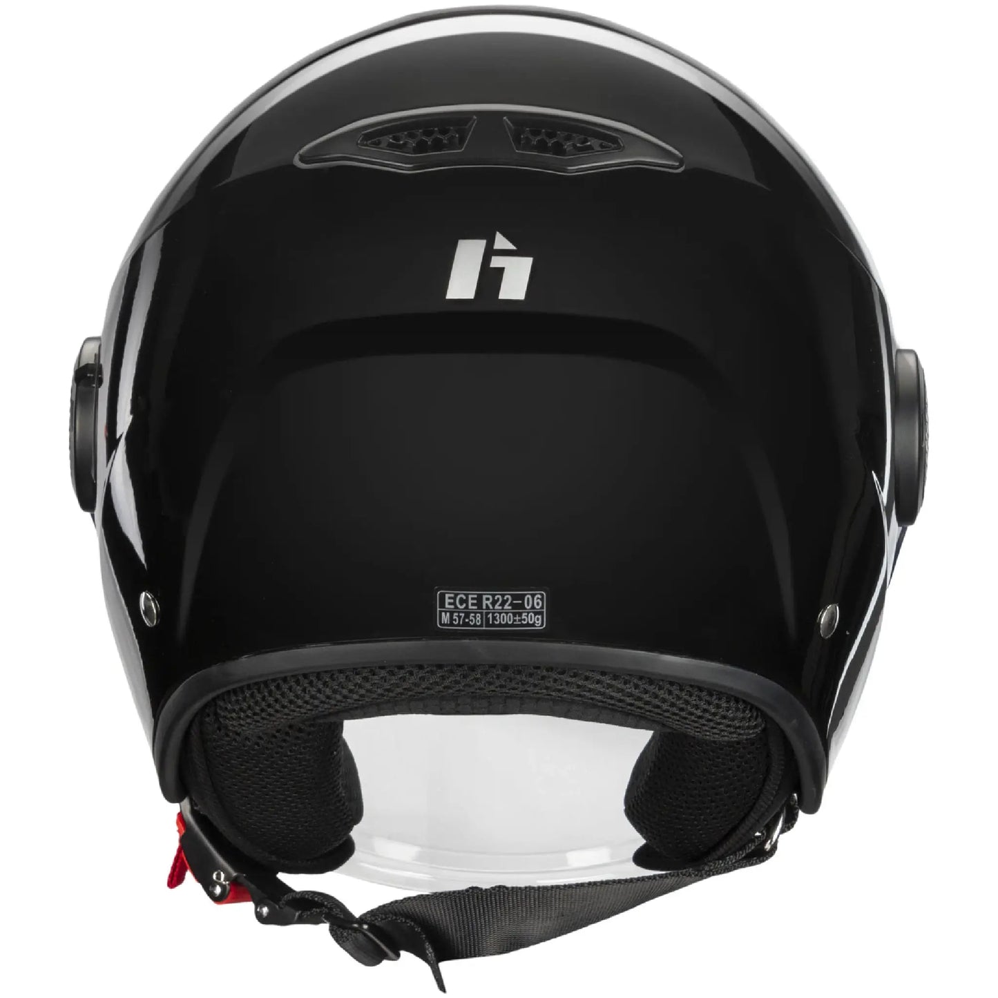 Casco Hebo Demi Jet CTR - Negro Brillo
