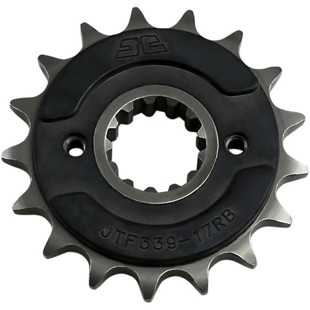 Piñon de Acero 17 Dientes Con Goma JTF339 JT Sprockets JTF339.17RB