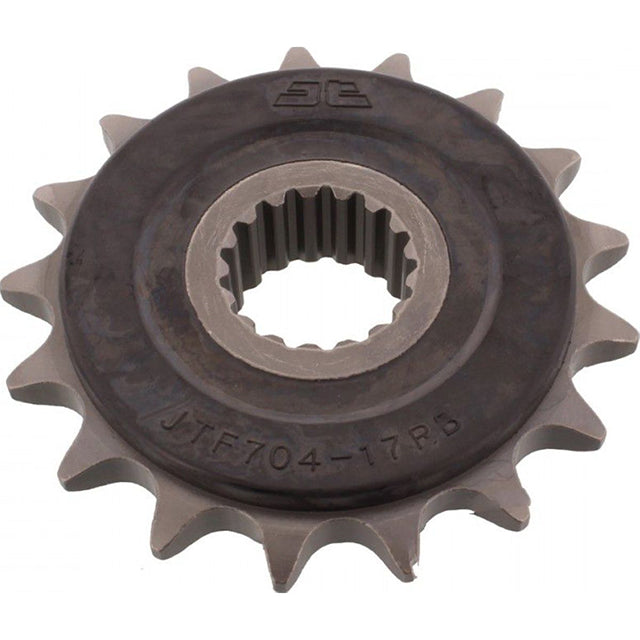 Piñon de Acero Con Goma Aprilia RSV 1000 / BMW F800 Z-17 JT Sprockets JTF704.17RB