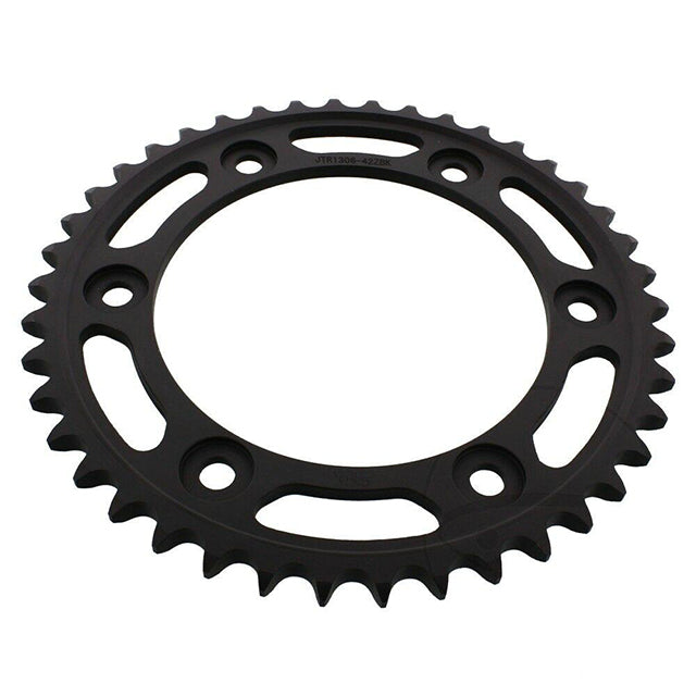 Corona de Acero 42 Dientes Zinc Negro JTR1306 JT Sprockets JTR1306.42ZBK