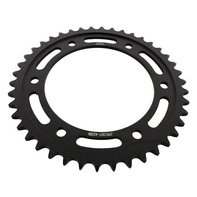 Corona de Acero 42 Dientes Zinc Negro JTR1307 JT Sprockets JTR1307.42ZBK