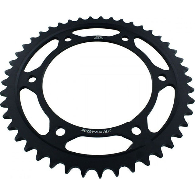 Corona de Acero 45 Dientes Zinc Negro JTR1307 JT Sprockets JTR1307.45ZBK