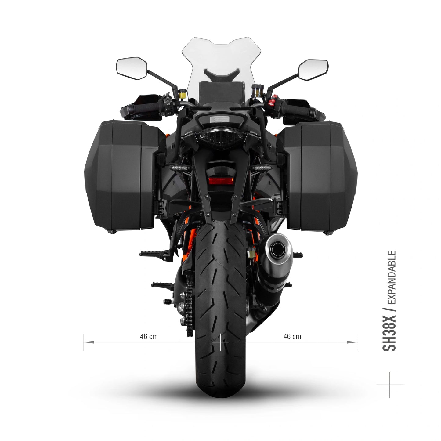 Fixações laterais 3P Shad Ktm 1290 SUPERDUKE GT 23-26
