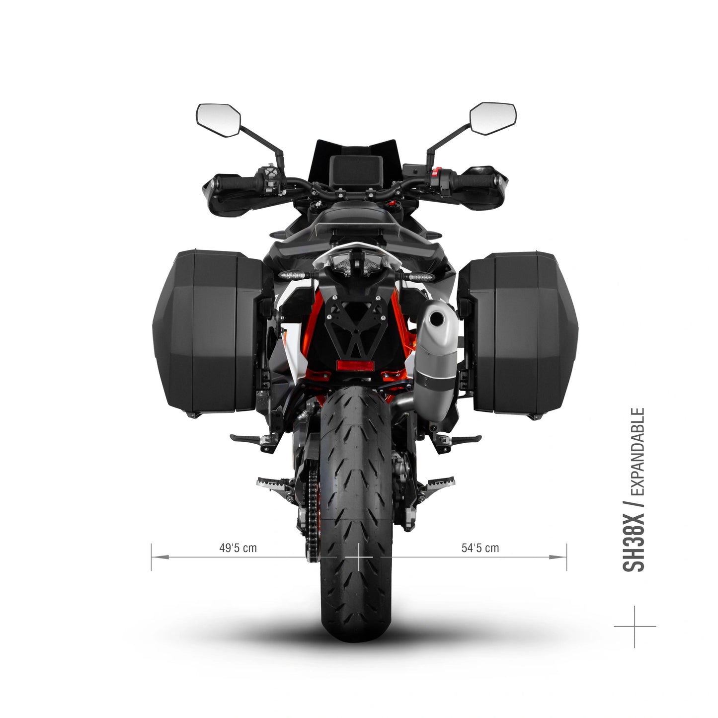 Fixações laterais 3P Shad Husqvarna NORDEN 901 22-26