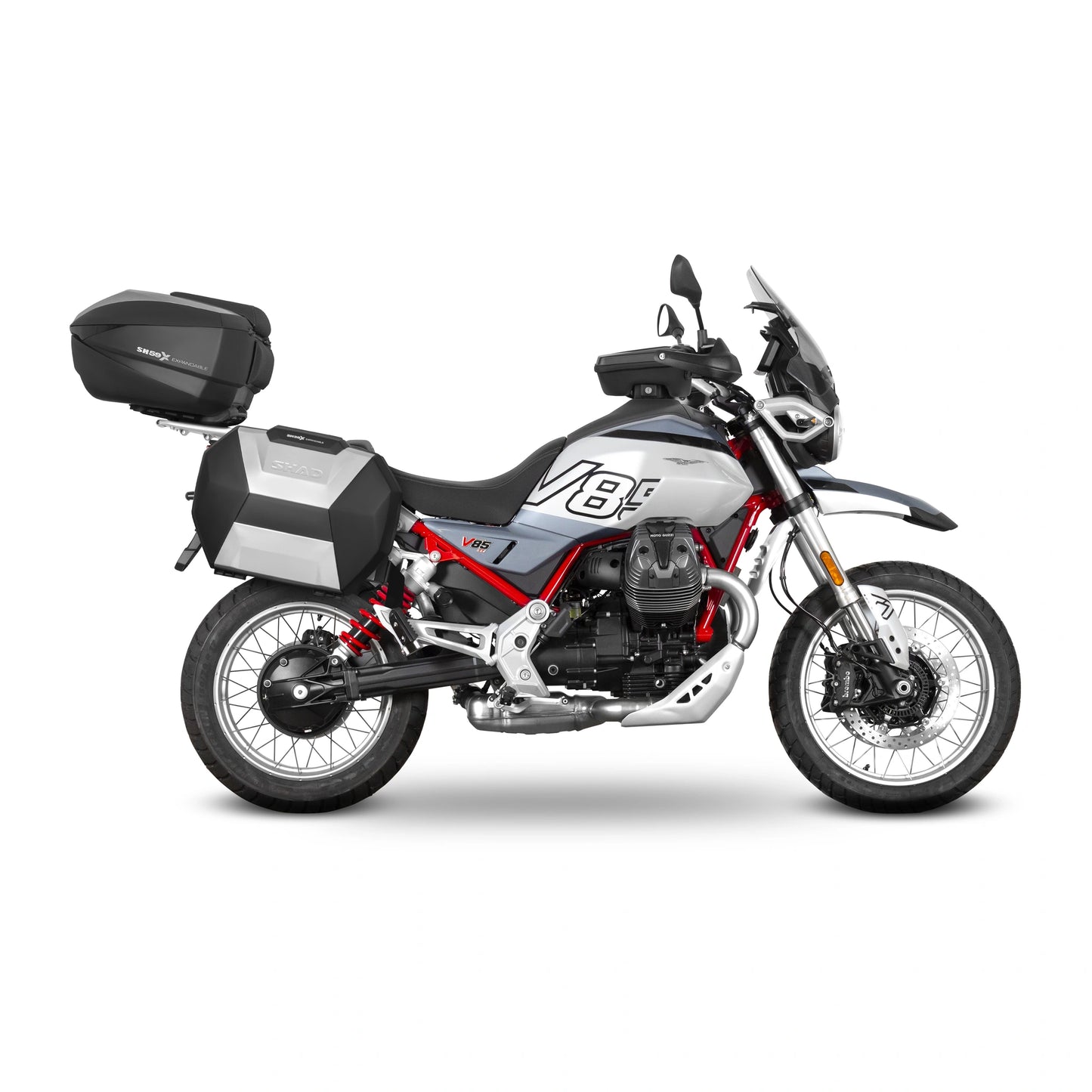 Fixações laterais 3P Shad Moto guzzi V85 TT / V85 TT TRAVEL 24-26
