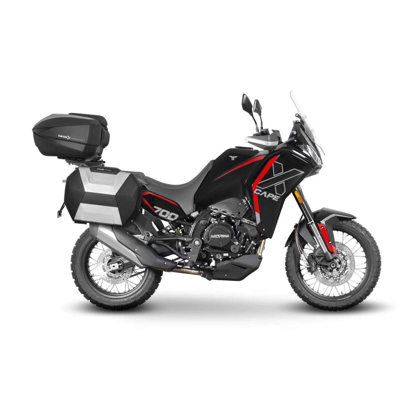 Fixações laterais 3P Shad Moto morini X-CAPE 700 25-26