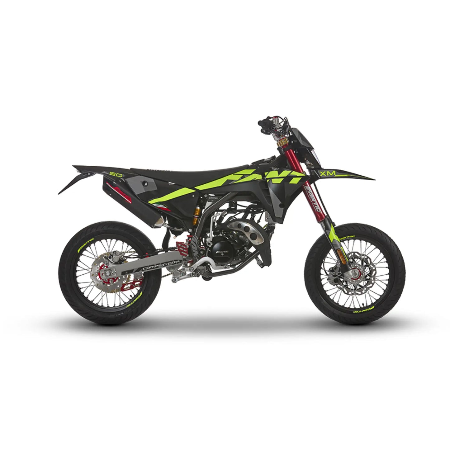 Fantic XM 50 Motard 2T Competition E5+ MY25 Preto