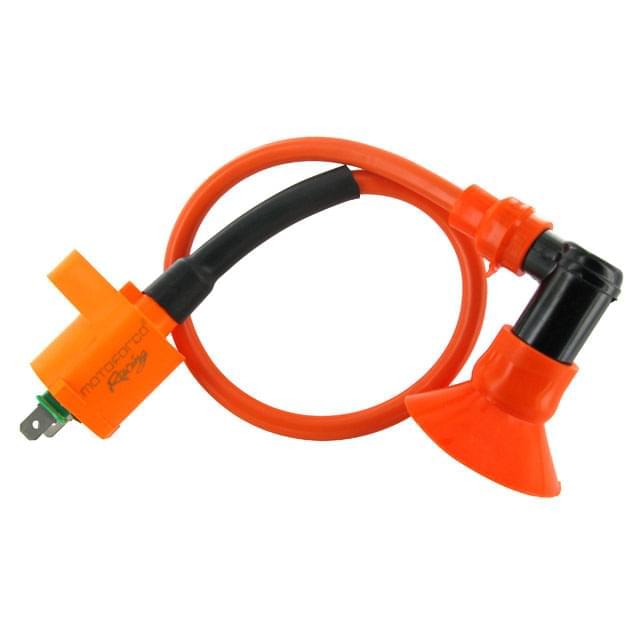 Bobina de alta 2 pins 90º Motoforce MF12.00041