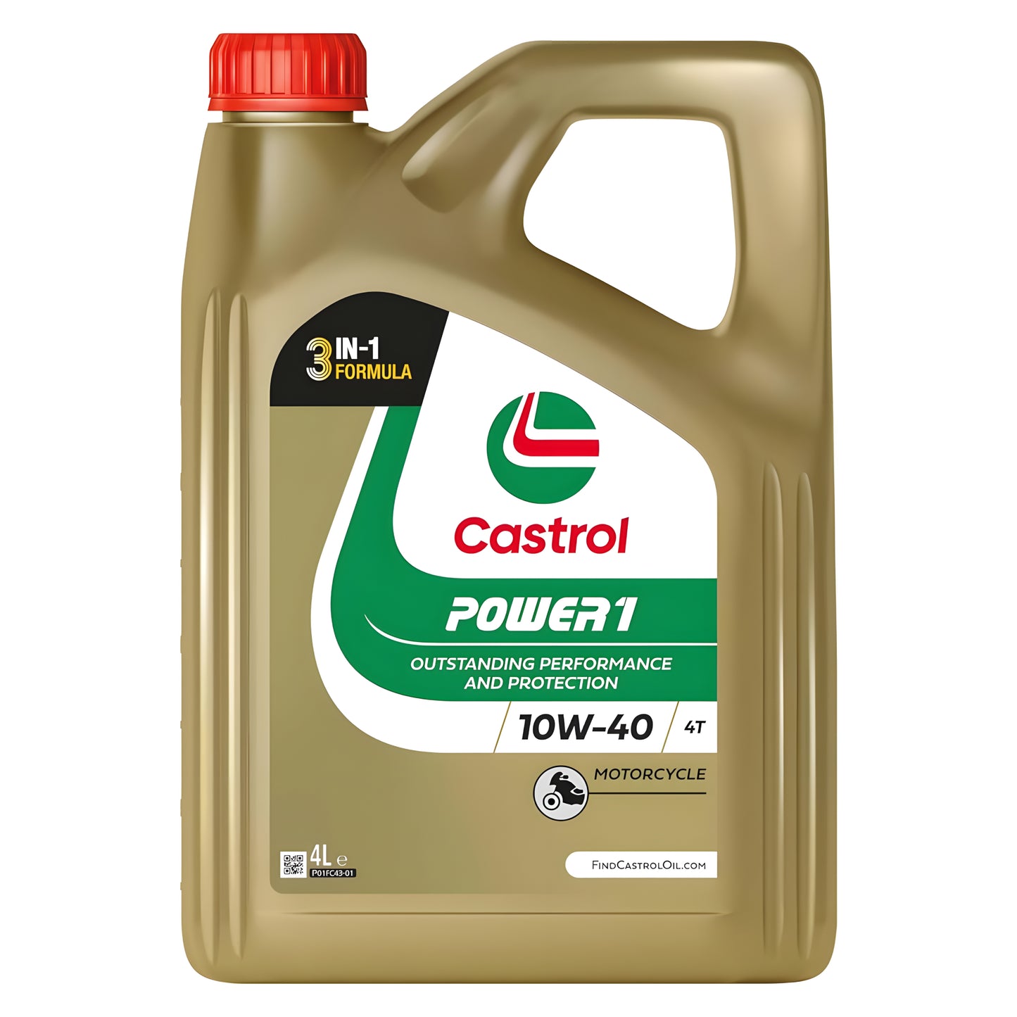 Huile moteur 4T 10W40 4L Castrol Power 1