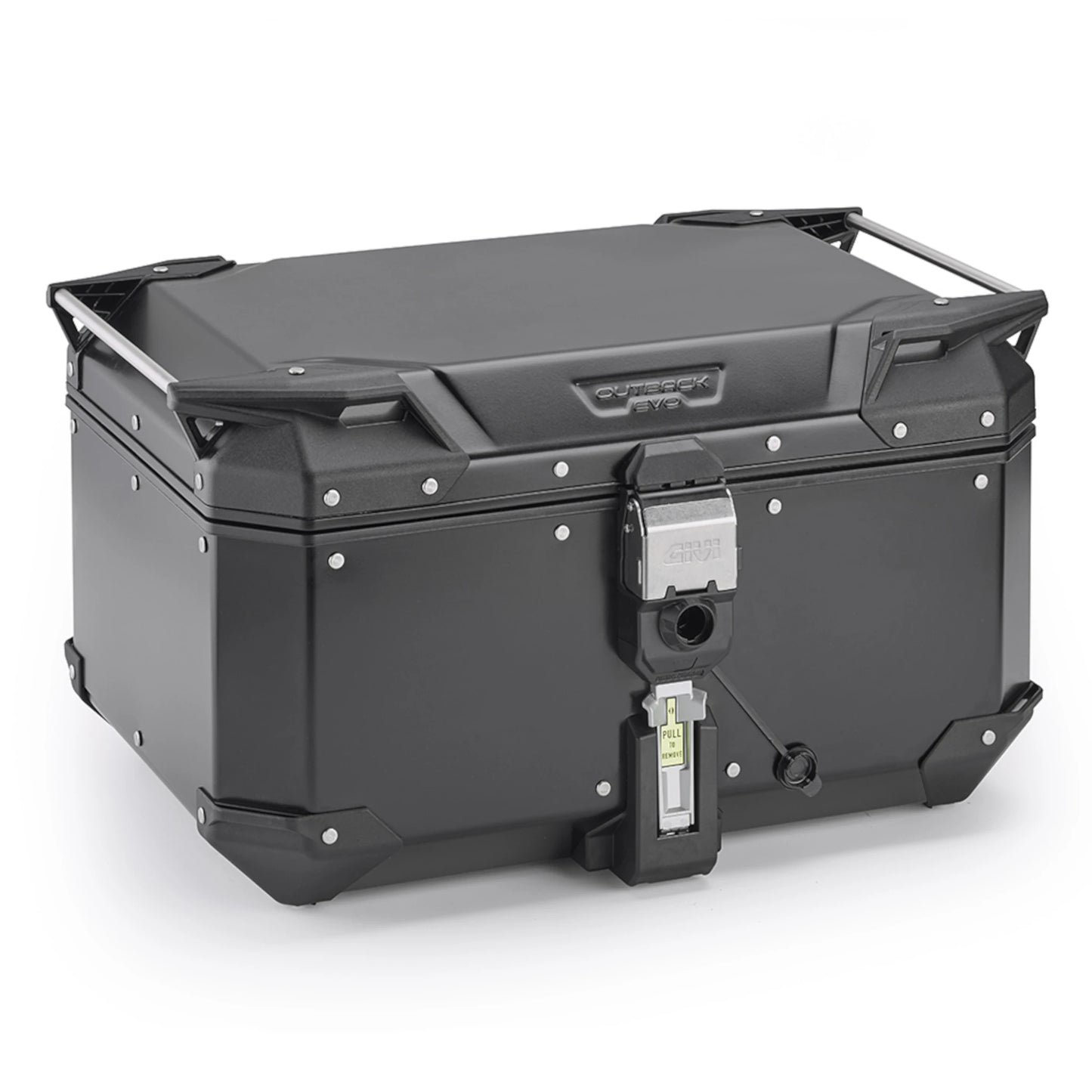 Baúl Monokey® OBKEV58B TREKKER OUTBACK EVO 58 lts Aluminio Givi - Negro OBKEV58B
