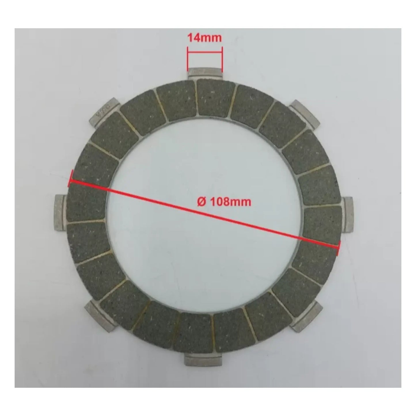 VMC steel clutch replacement plates for Vespa large frame