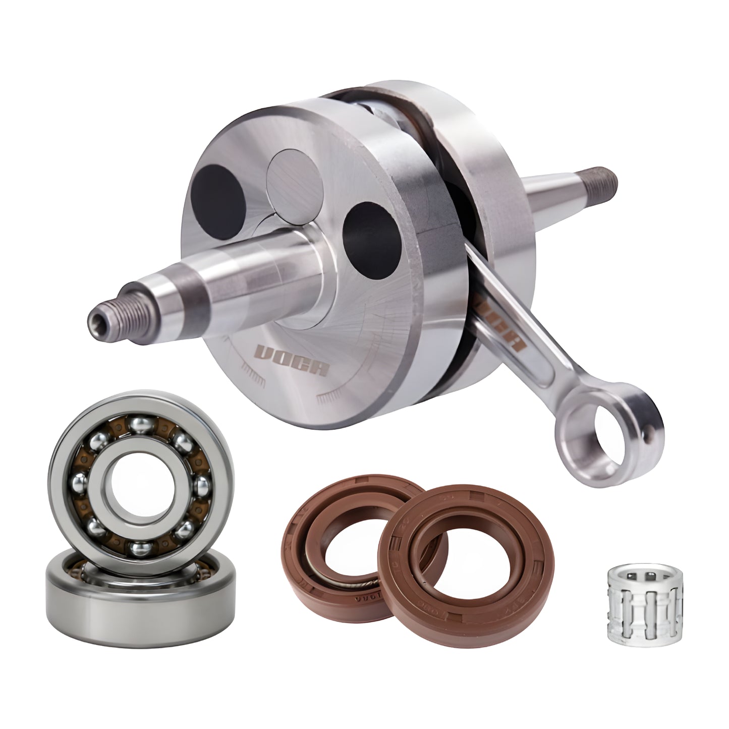 Kit cigueñal HQ Racing biela CNC y rodamientos C4 Derbi Euro 3/4/5 VOCA Racing