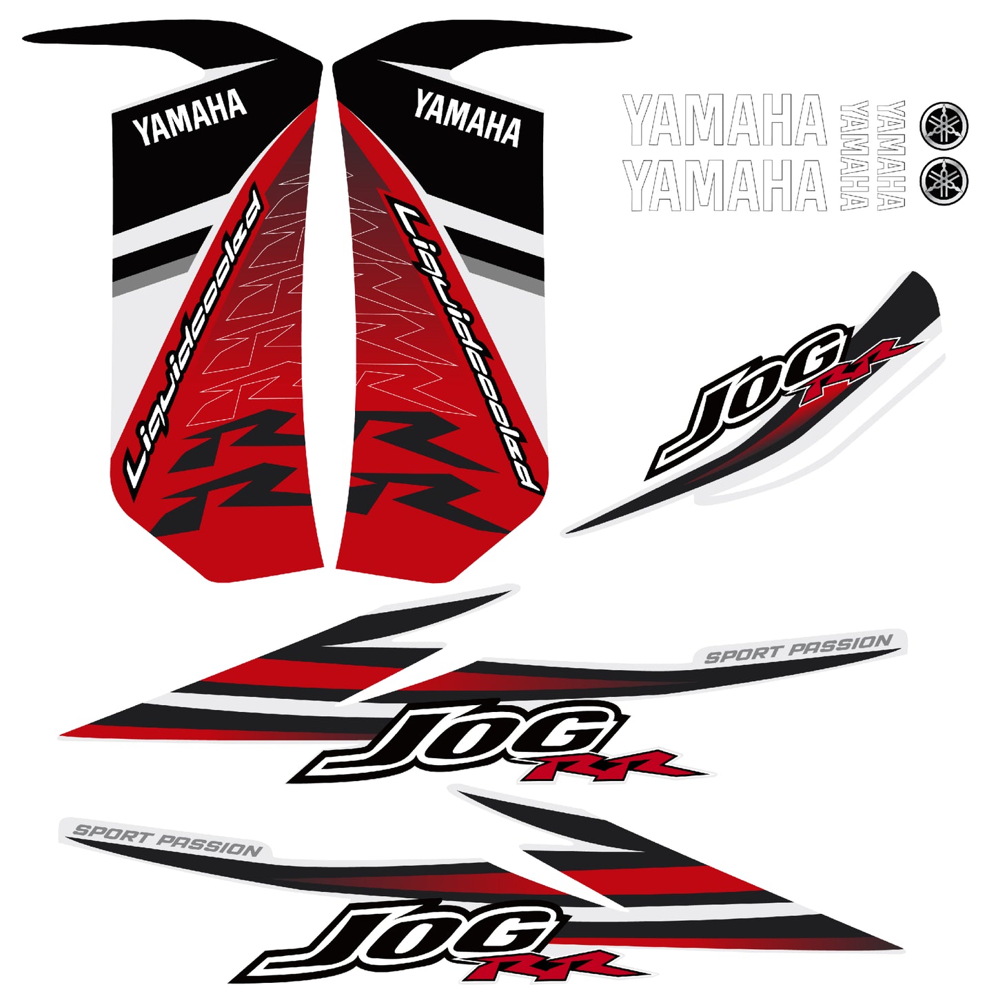 Kit pegatinas Yamaha Jog R/RR tipo original