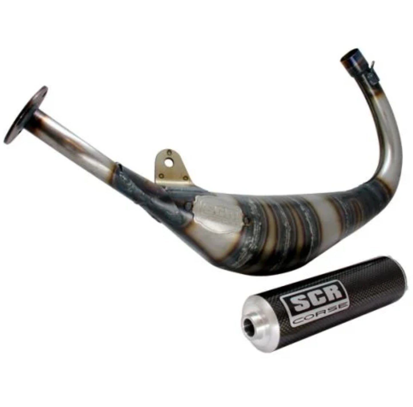 Escape SCR Corse Racing line 50cc Bultaco Lobito/Derbi - carbono