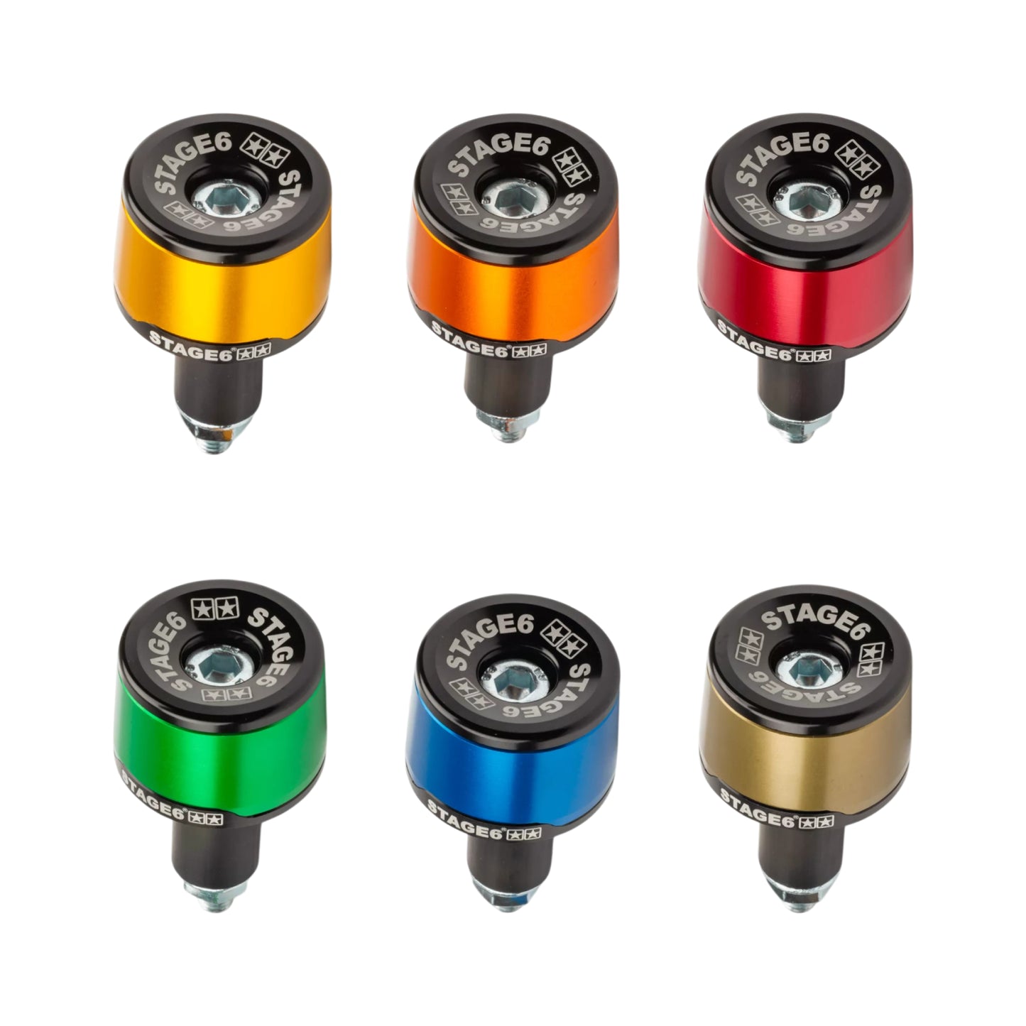 Embouts de guidon 22 mm anodisés Stage6