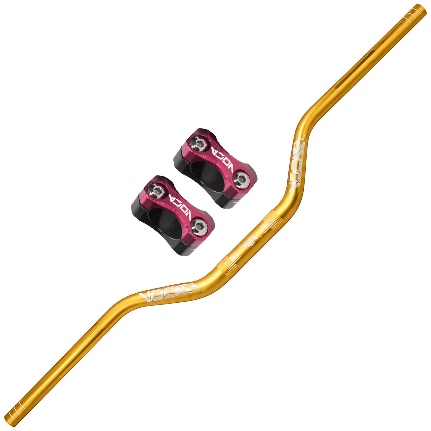 Handlebar kit HB28 and VOCA Racing CNC triple clamps