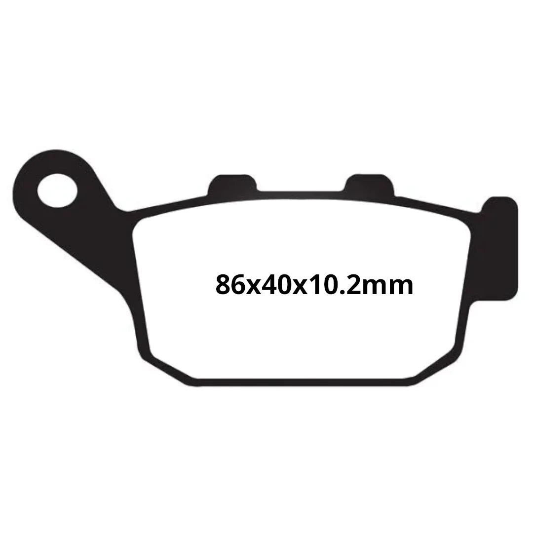 Pastilhas de travão traseiras Honda FES 125 03-06 EBC - Sinterizadas