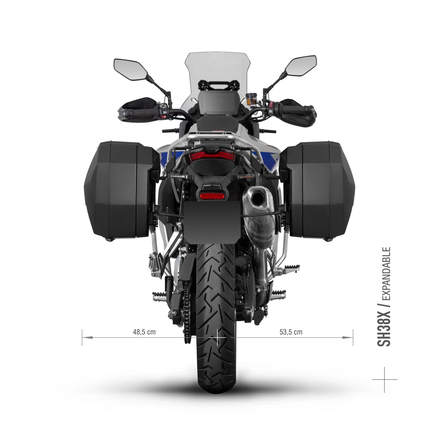 Fixações laterais 3P Shad Voge 900 DSX / BLACK KNIGHT 24-26