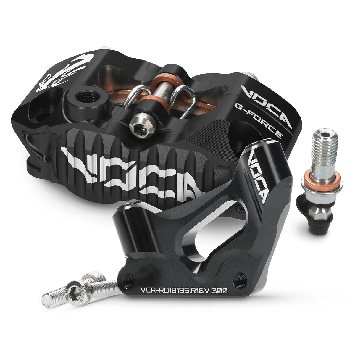 VOCA Racing bracket kit + brake caliper Rieju MRT / Beta Track R16V fork d=300mm