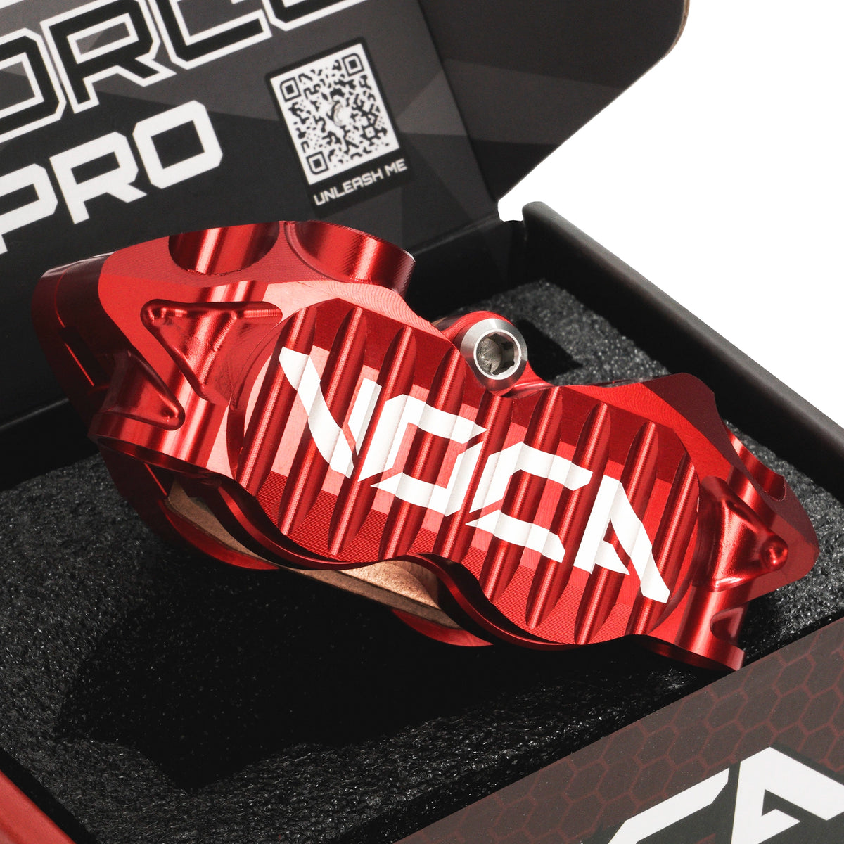 Kit d’adaptation + étrier de frein VOCA Racing Pitbike pour barres Marzocchi