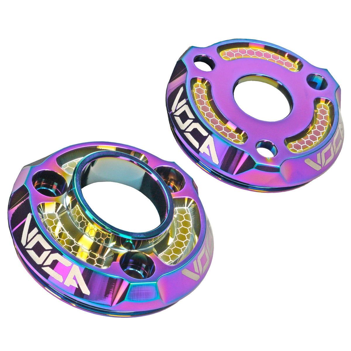 Kit de cazoletas silenciador VOCA CNC anodizado
