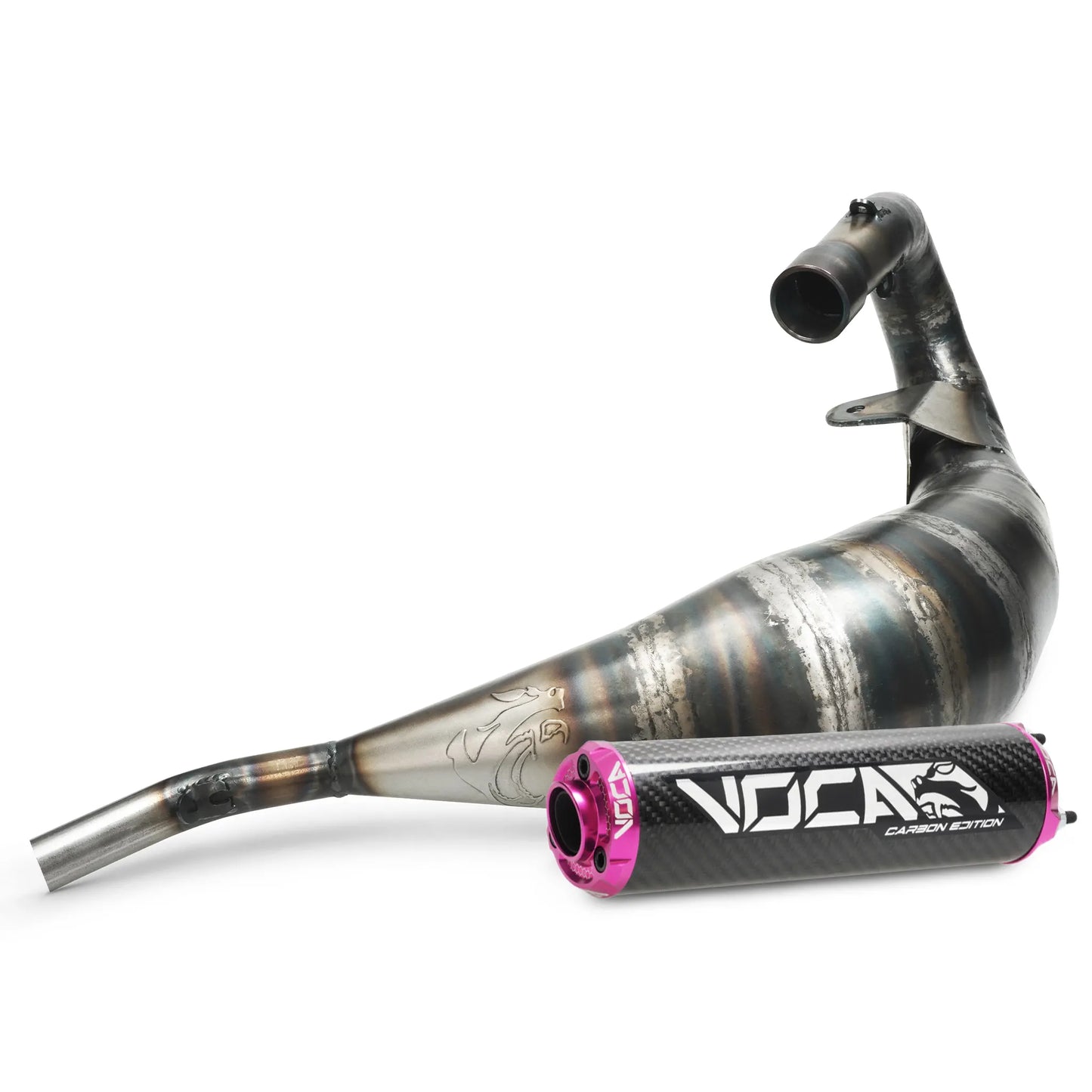 échappement VOCA Racing Cross Carbone 80/90cc Rieju MRT 50