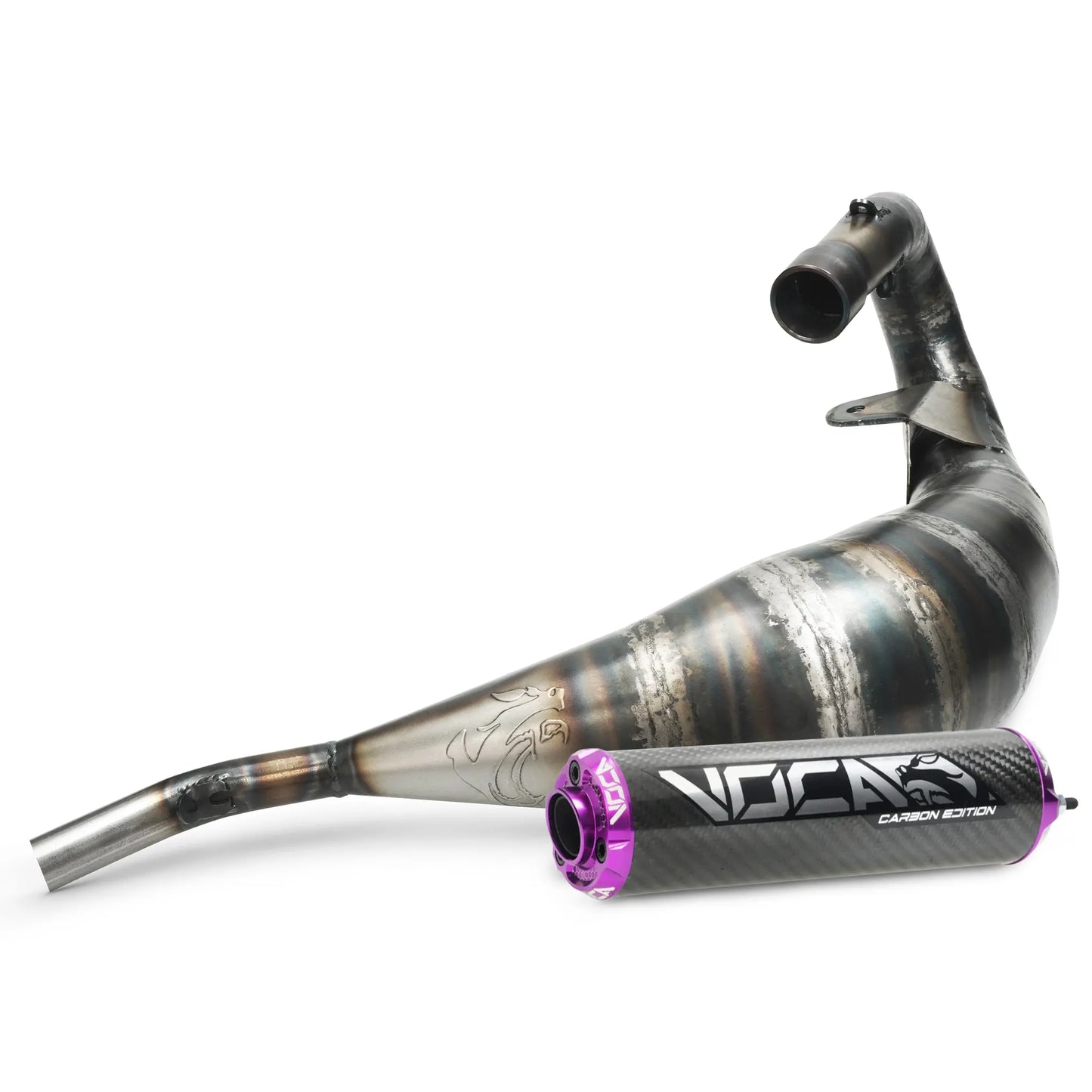 échappement VOCA Racing Cross Carbone 80/90cc Rieju MRT 50