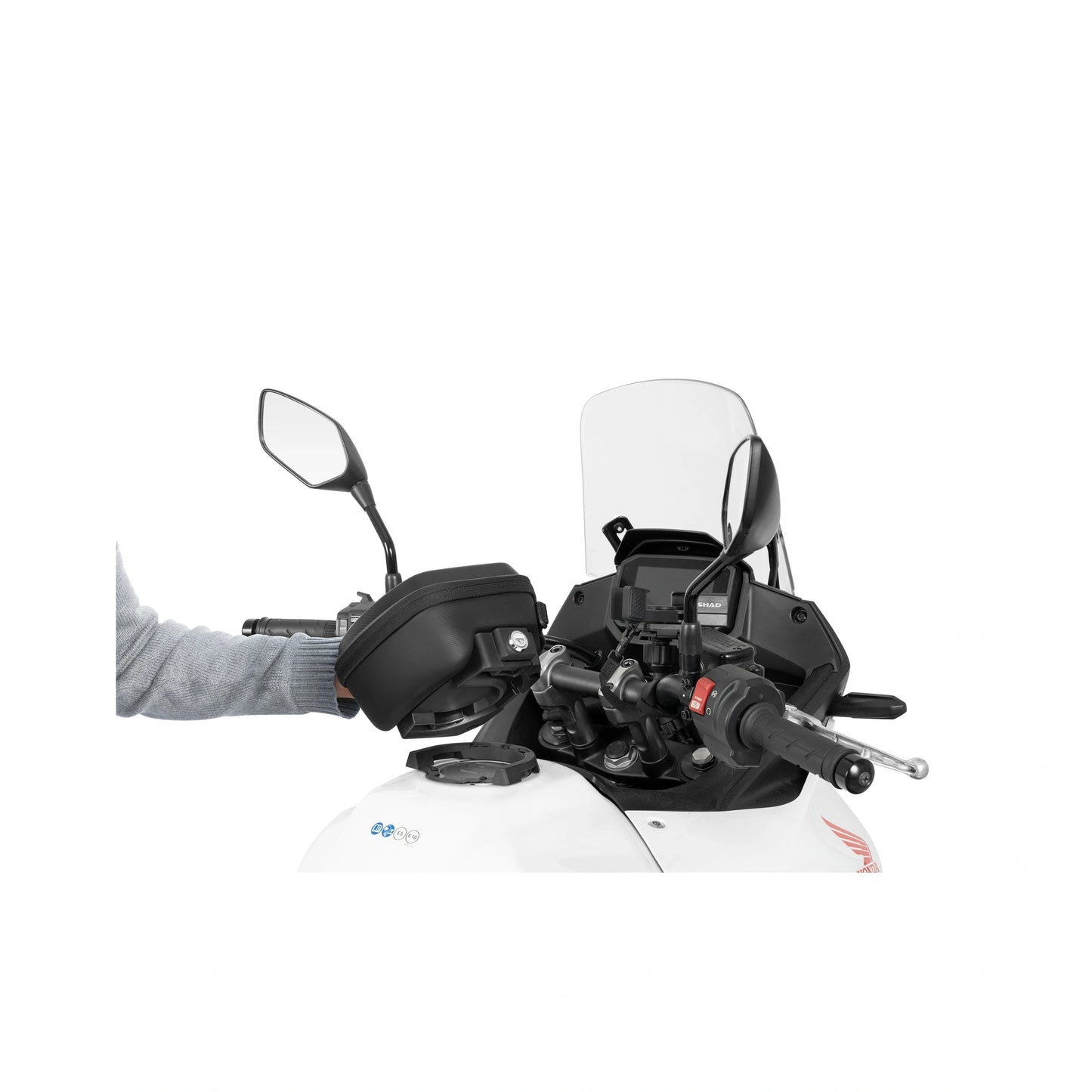 Fixação do saco de depósito Click system Shad Bmw G310GS 17-25
