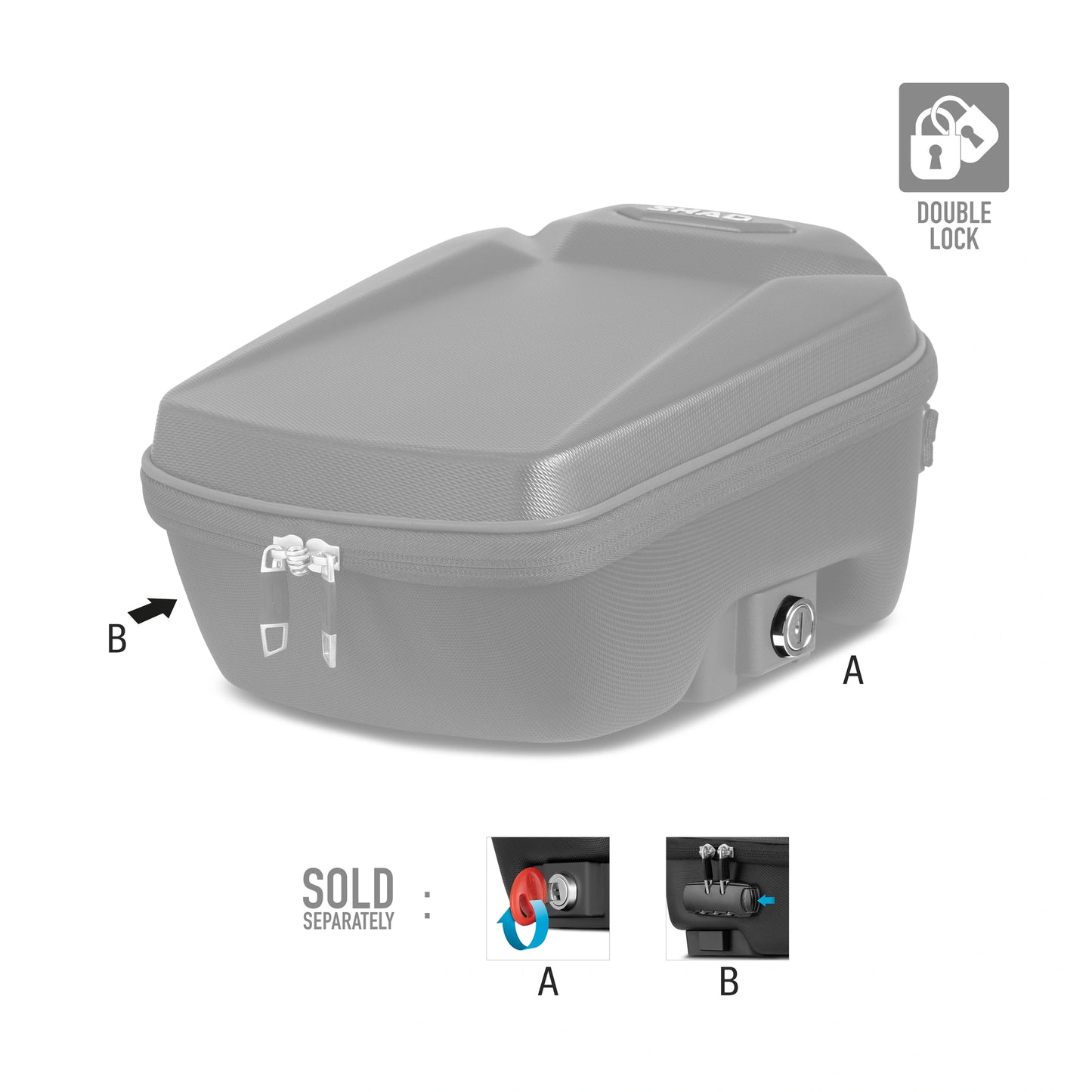 Bolsa depósito Shad Click System E09CM