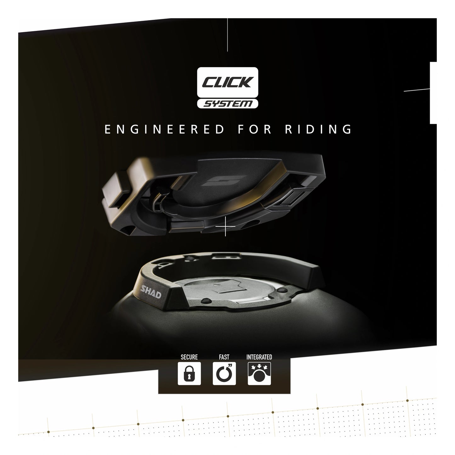 Bolsa de depósito Shad Click System TERRA TR10CL