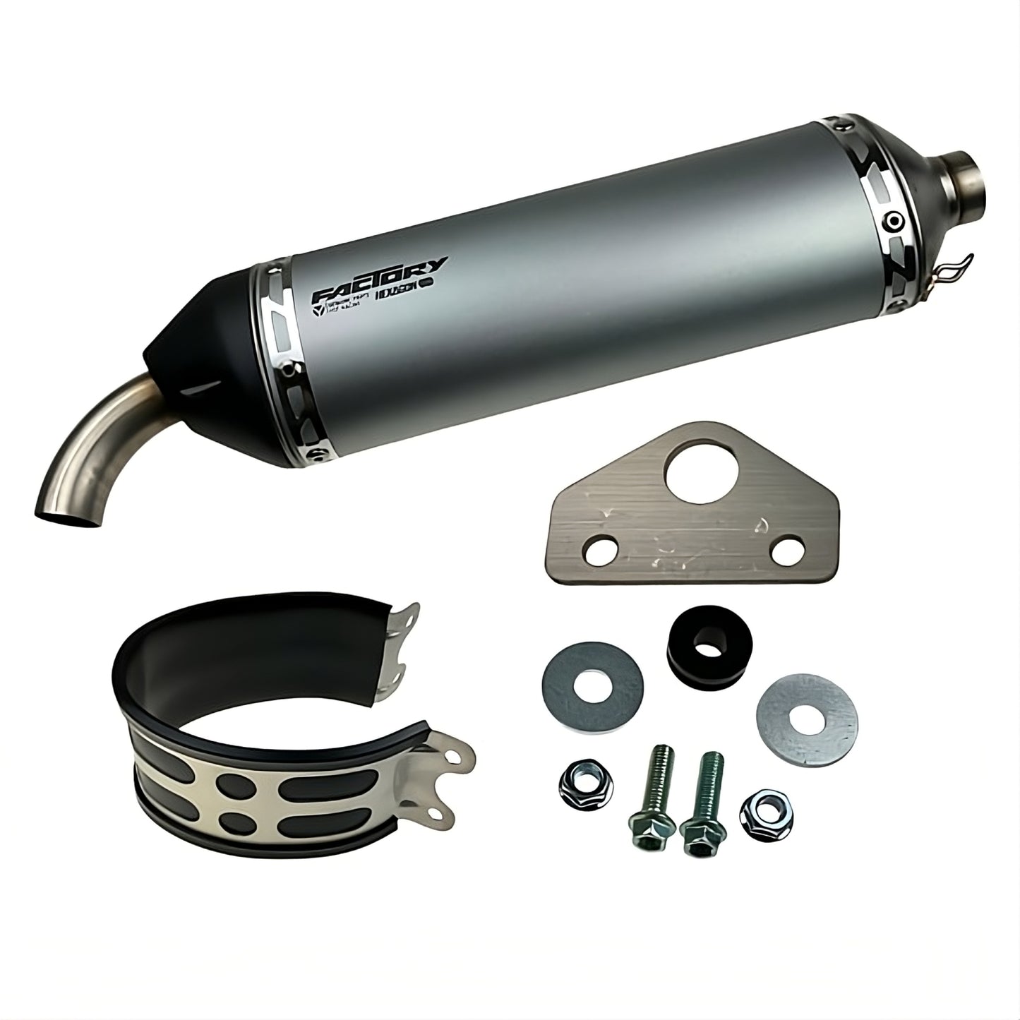 Silenciador de escape Pitbike YCF Mini GP 187 - Gris YC110-13014-0203-GY