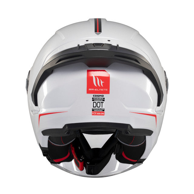 Casco Jet MT Helmets Cosmo SV Solid A0 Blanco