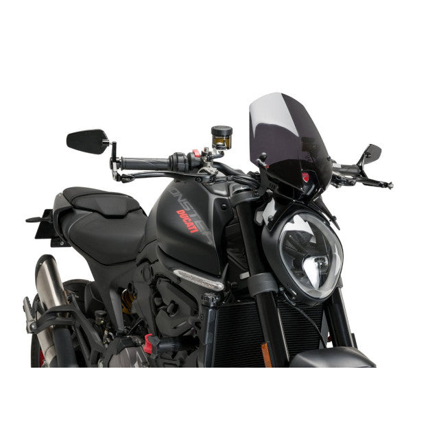 Protetor regulável de manete com espelho retrovisor Puig