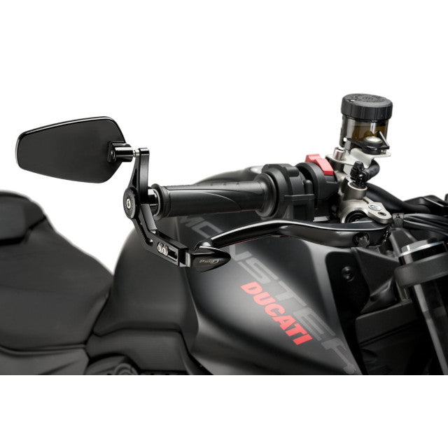 Protetor regulável de manete com espelho retrovisor Puig