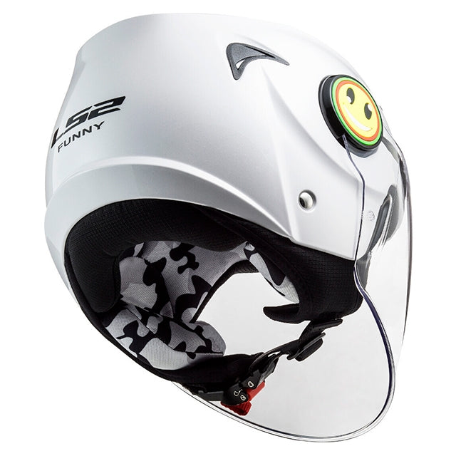 Casco Jet Infantil LS2 OF602 Funny - blanco