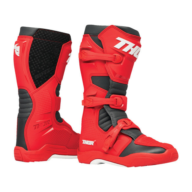 Thor Blitz XR MX Off-Road Boots - red