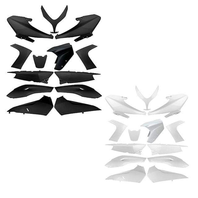 Kit de carenagens Yamaha T-Max 500 08-12 13 peças TNT