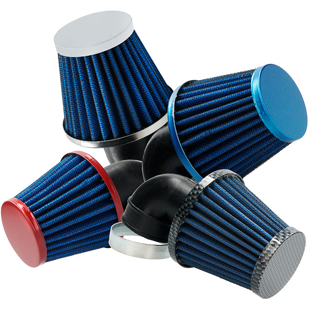 Filtro de aire tipo K&N 90º d=28/35mm AllPro