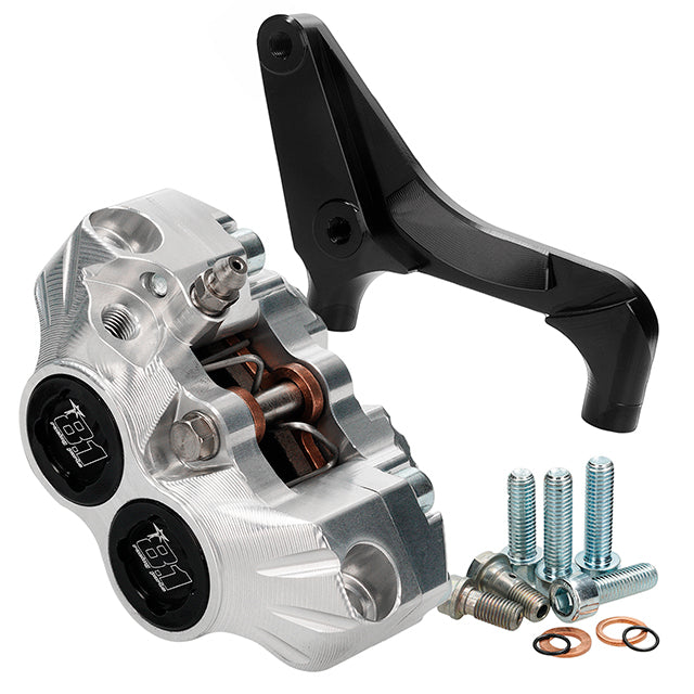 Braking kit rear New Era caliper with Malossi C One bracket - Aerox/Nitro Ottopuntouno