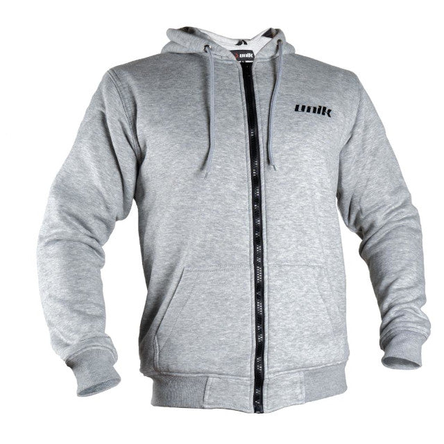 Camisola de capuz com proteções Unik SC-01 algodão kevlar - cinzento